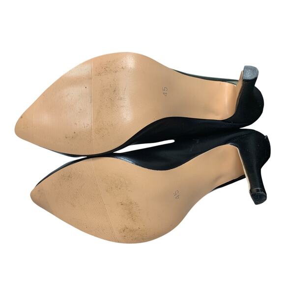 YingLan Womens Size 13 Black Faux Leather 5" Heel Over the Knee Thigh High Boots - Picture 7 of 7